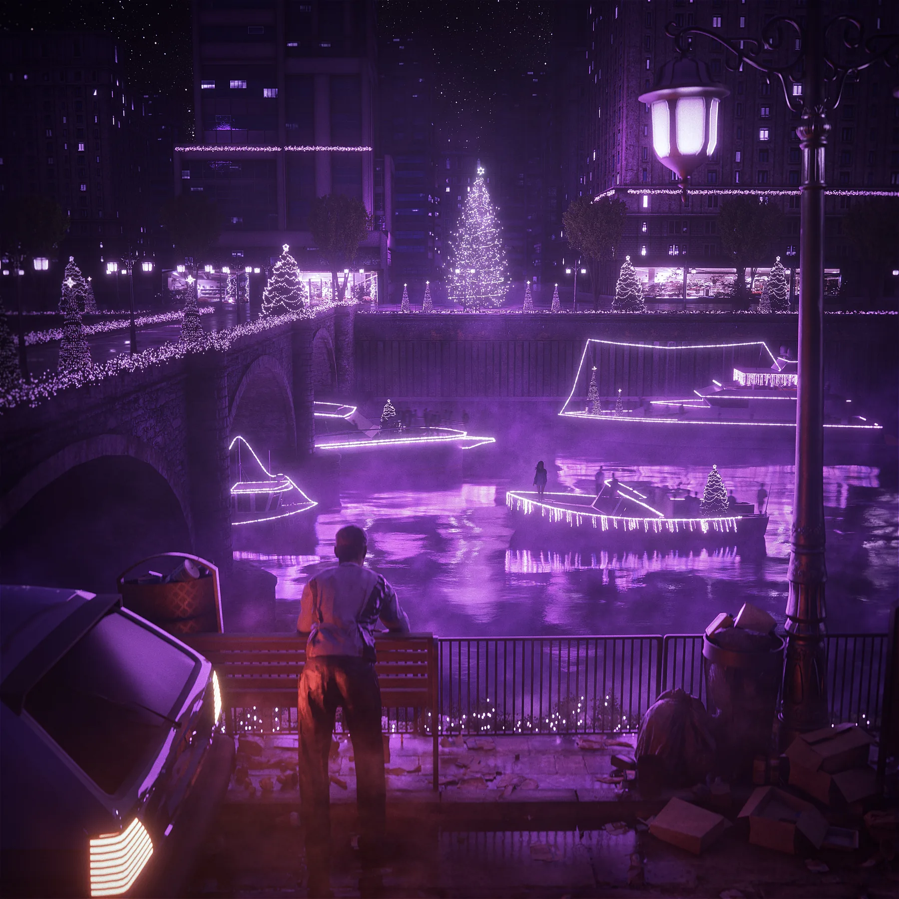 Adrift, CG animated loop by Retric Dreams. A couple of moments down the line.