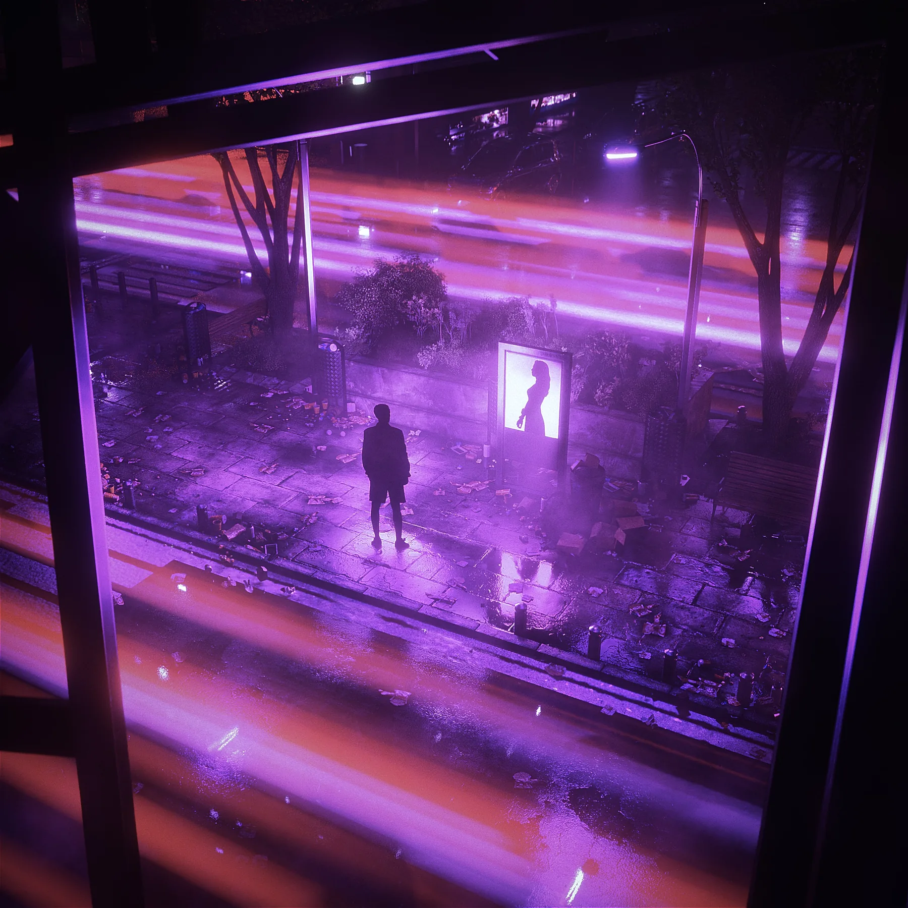 Apparition, CG animated loop by Retric Dreams. One night, a fleeting vision.