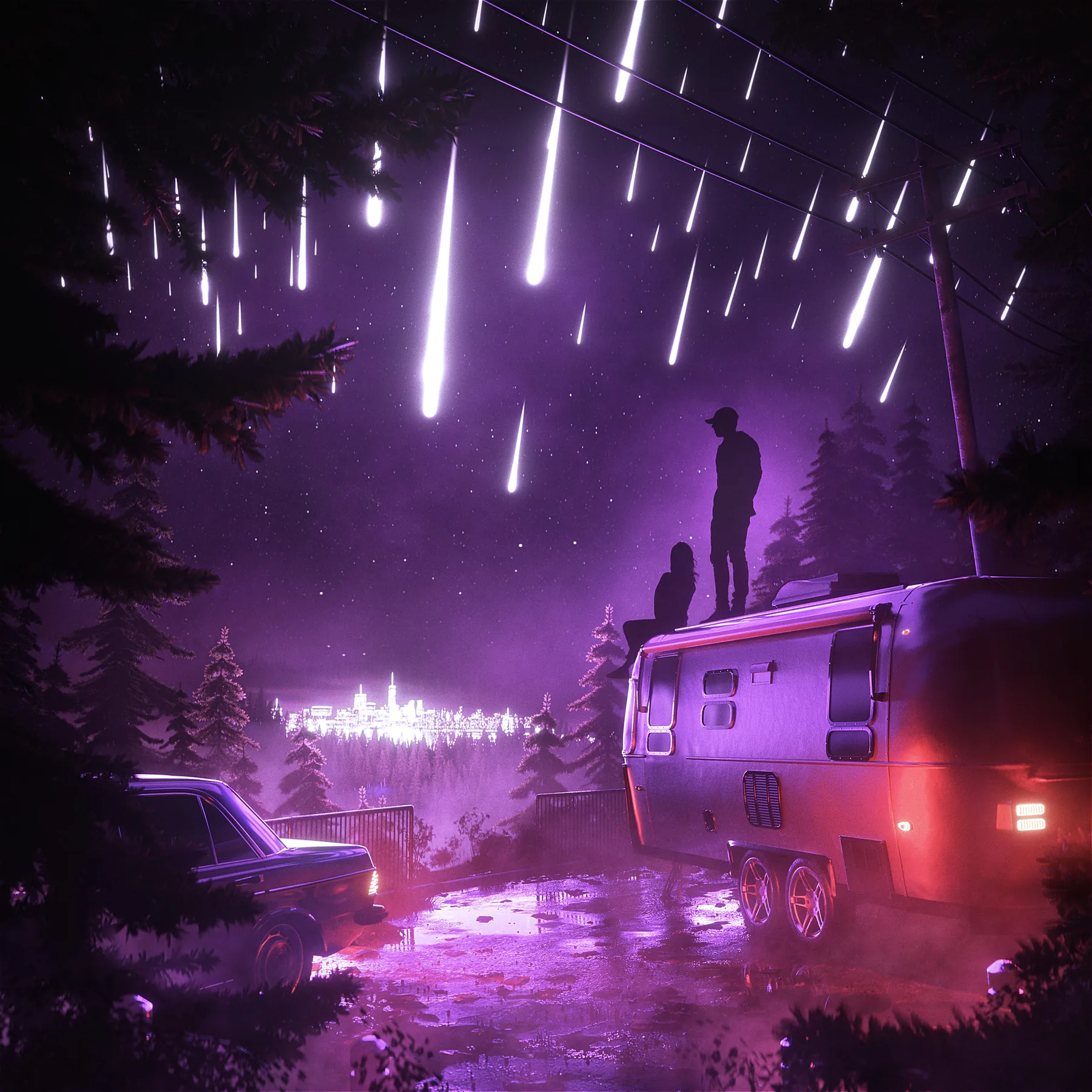 End of the World, CG artwork by Retric Dreams. One night, no escape.