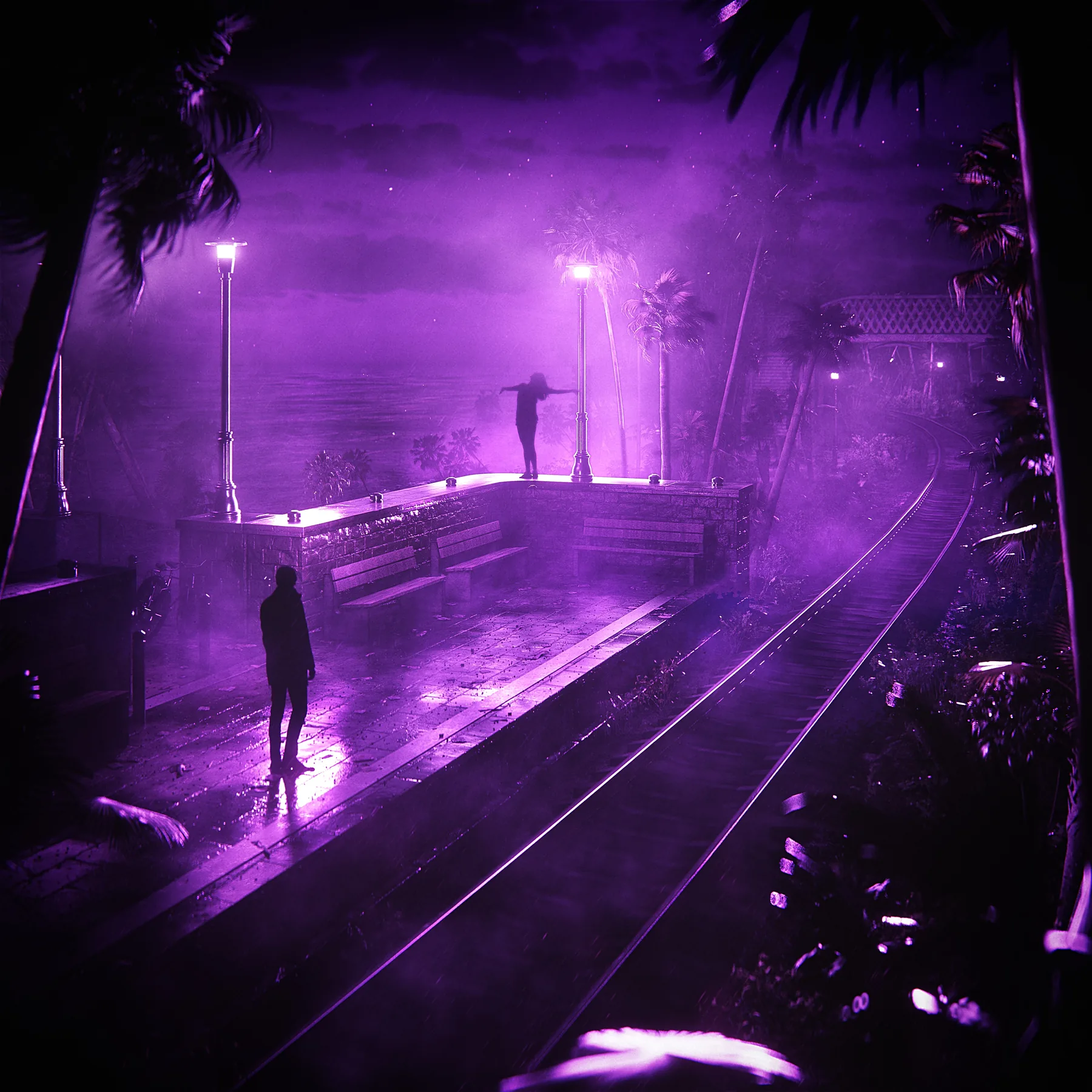 Hearts, CG artwork by Retric Dreams. One night, in perfect balance.