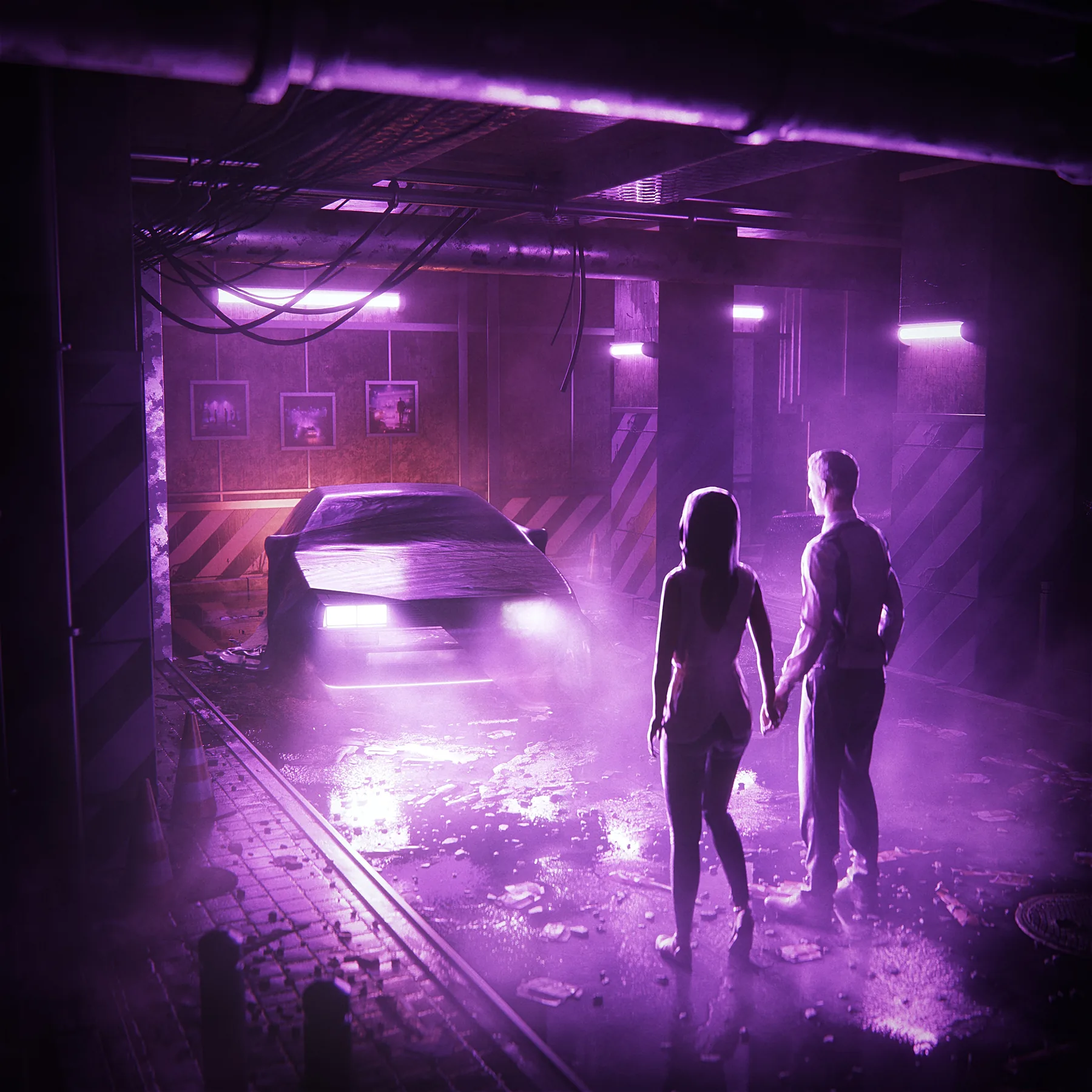 Revival, CG animated loop by Retric Dreams. One night, a new start.