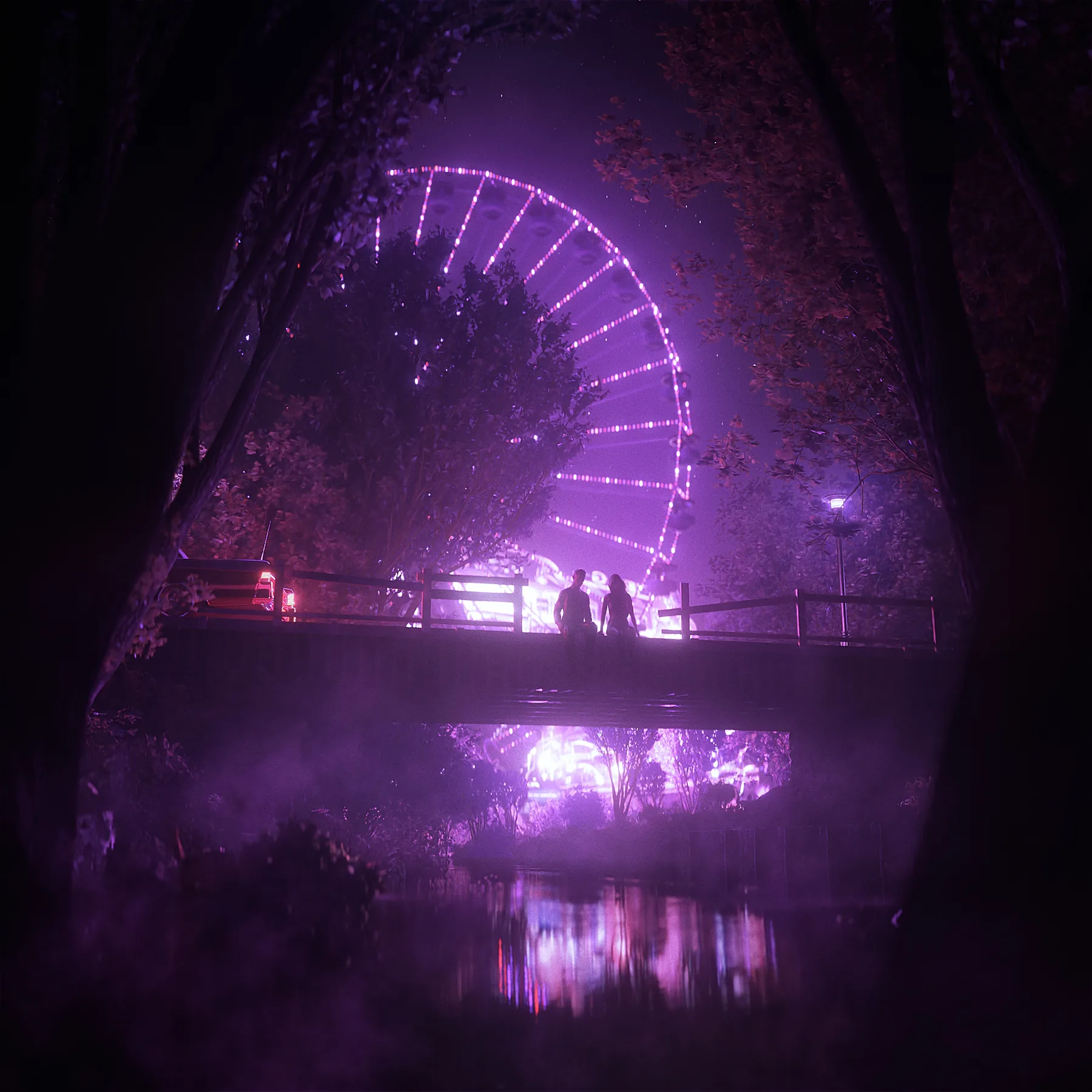 Rummel, CG artwork by Retric Dreams. One night, away from the noise.