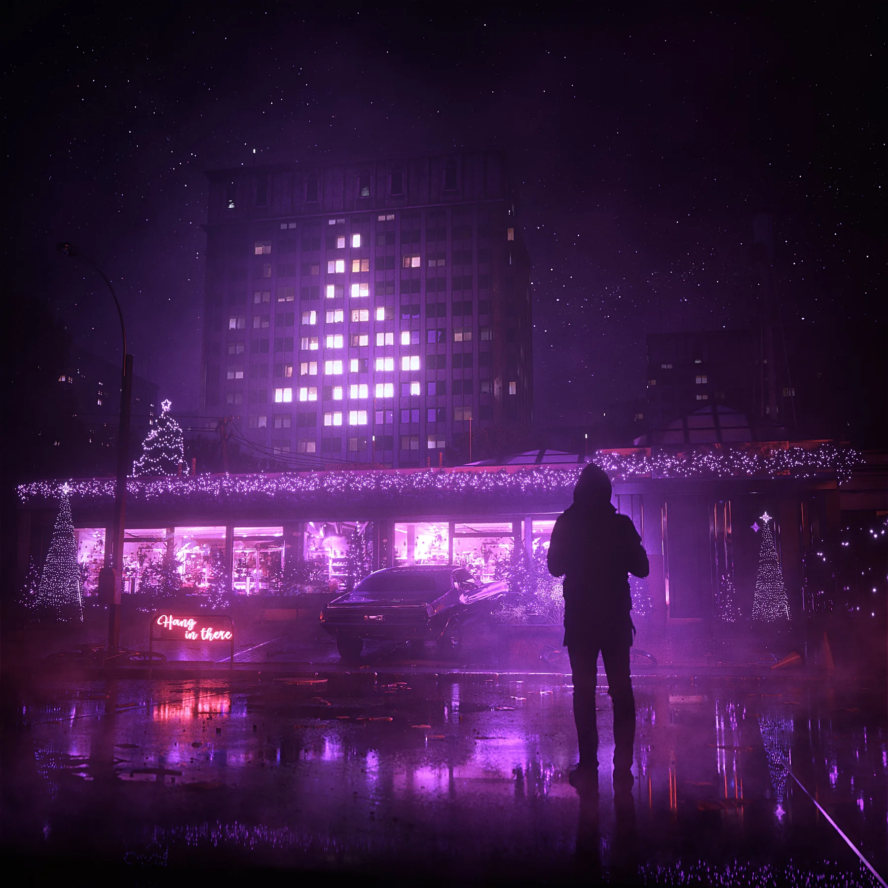Universe, CG artwork by Retric Dreams. One night among the stars.